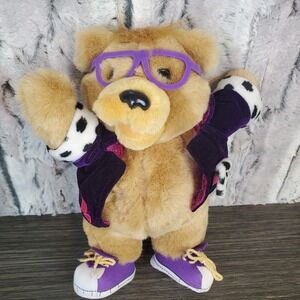 Vtg Advertising Teddy Grahams Bear Stuffed Animal‎ Plush Toy Nabisco EUC